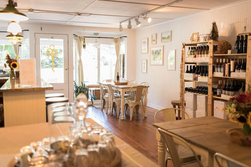 Chronicle Wines tasting room in Peconic; photograph by Madison Fender